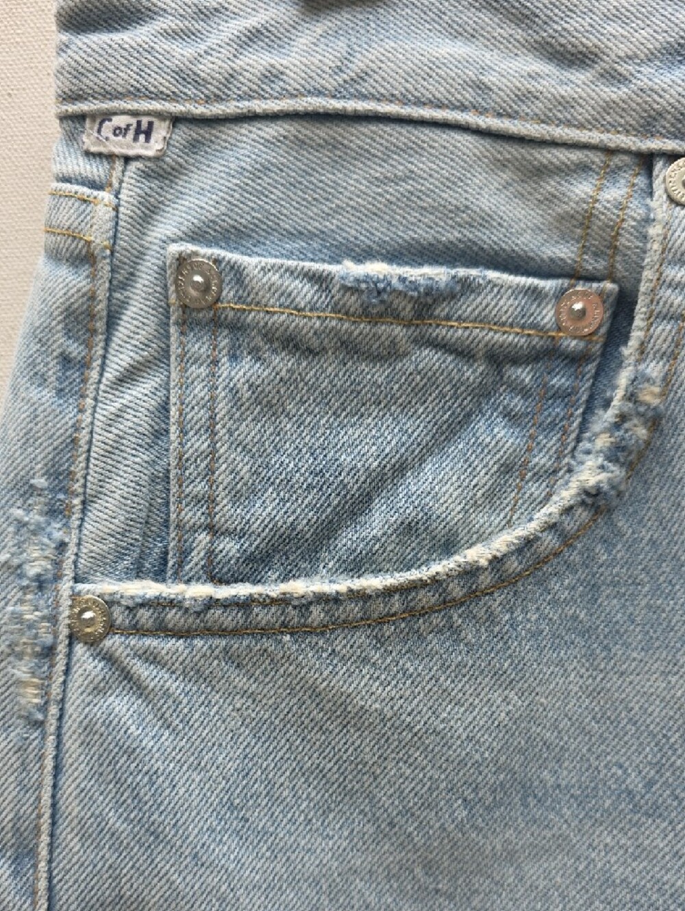 NEW $248 CITIZENS OF HUMANITY GAUCHO JEANS IN LIGHT BLUE SIZE 29 - Picture 4 of 14